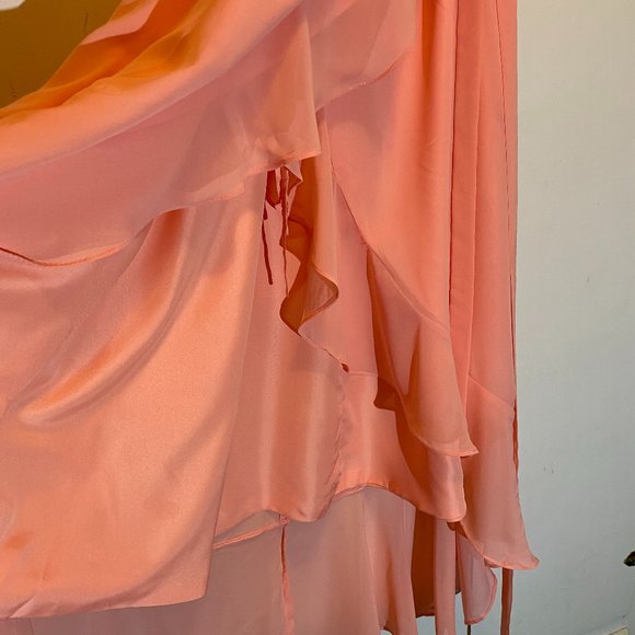 Loyeloy Wrap Halter Bridesmaid /Prom Dress - Picture 8 of 14